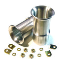 Trombette in Alluminio H 60 mm per Weber 40 DCOE (Set di 2)