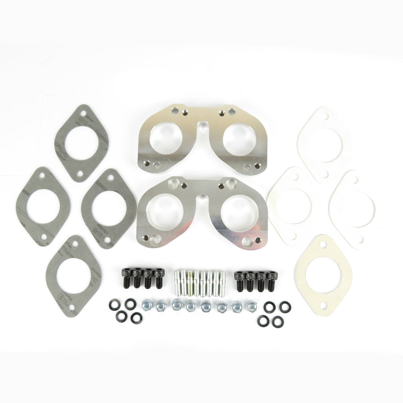 Adattatori  applicare Weber 40 IDF in 2 pezzi per Porsche in sostituzione dei Solex 40 PII