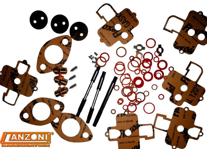 Kit Revisione Carburatore Weber 36 DO4 – Maserati (Set Triplo)