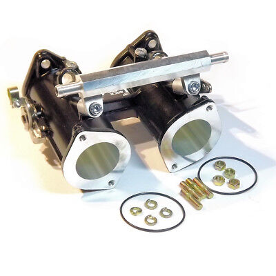 Doppio Corpo Farfallato DCOE/DHLA da 45 mm + Rail Carburante Weber/Dellorto/Solex