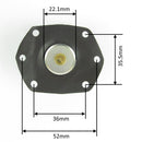 Membrana Pompa di Ripresa per Carburatore Solex 40 ADDHE