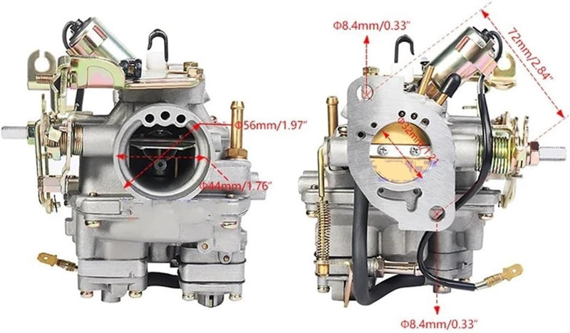 Carburatore per Suzuki SJ410, F10A, 465Q, ST100, Samurai, Jimny, Super Carry, Sierra (1.0L e 1.3L)