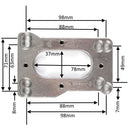 Kit di piastre adattatrici Weber DGV DGEV DGEV per sostituire il carburatore originale  Toyota 20R/22R