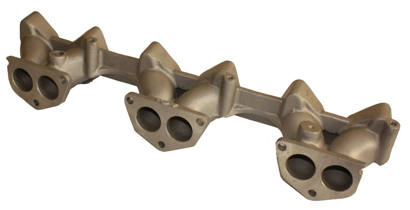 Collettore di aspirazione per applicare tre carburatori  Weber 45  DCOE -Healey 3000/6