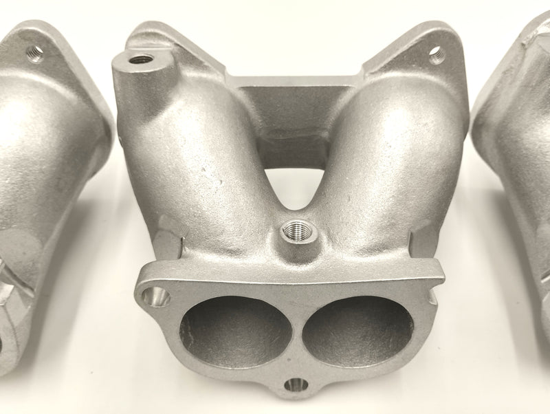 Kit collettori di aspirazione per applicare sulla vettura Austin Healy n. 3 carburatori Weber DCOE