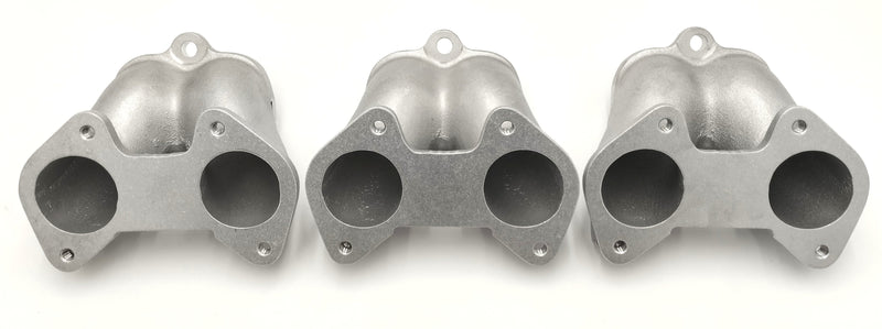 Kit collettori di aspirazione per applicare sulla vettura Austin Healy n. 3 carburatori Weber DCOE