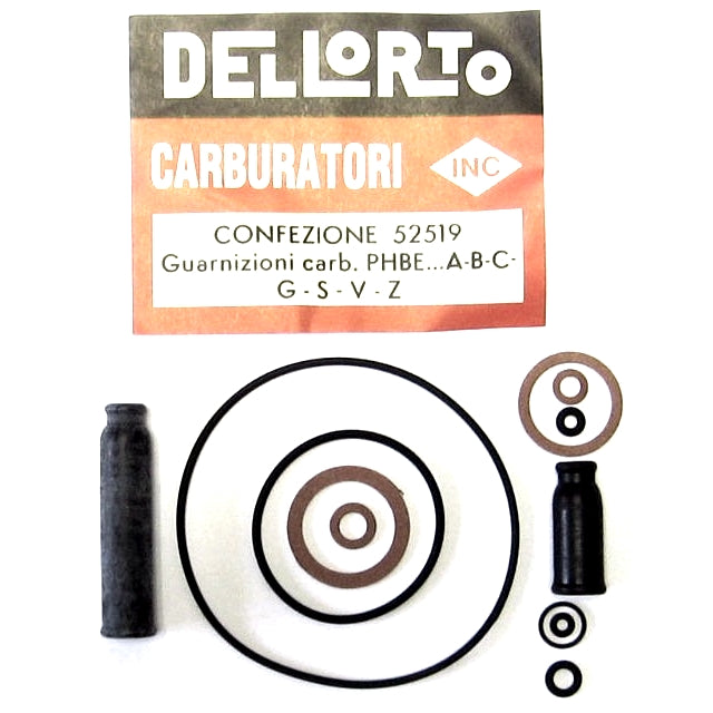 Serie Guarnizioni per Carburatore Dellorto PHBE / PHB – Modelli A, B, C, G, S, V & Z