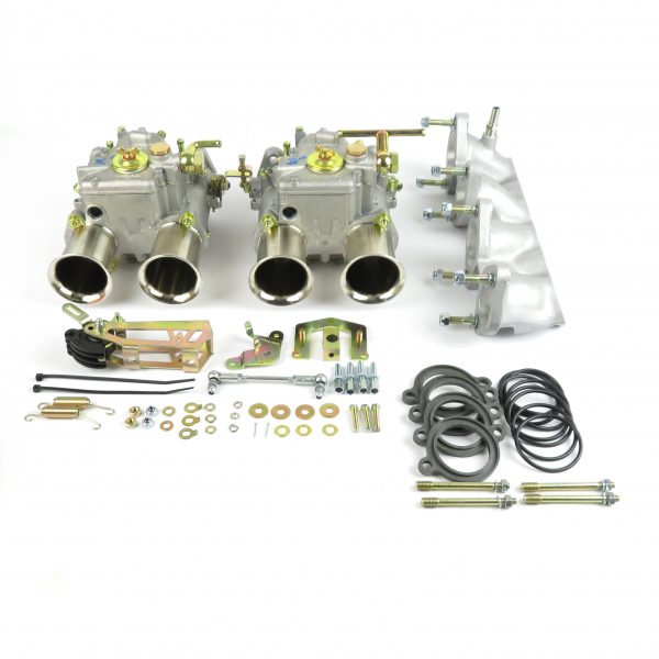 Kit Alimentazione Weber con Due Carburatori 40 DCOE per VW Golf GTI 8V