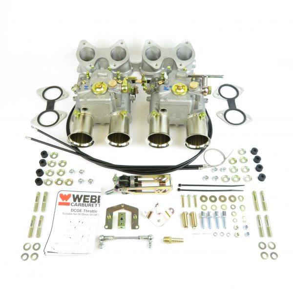 Kit Alimentazione con Due Carburatori Weber 45 DCOE per VW Golf 16V