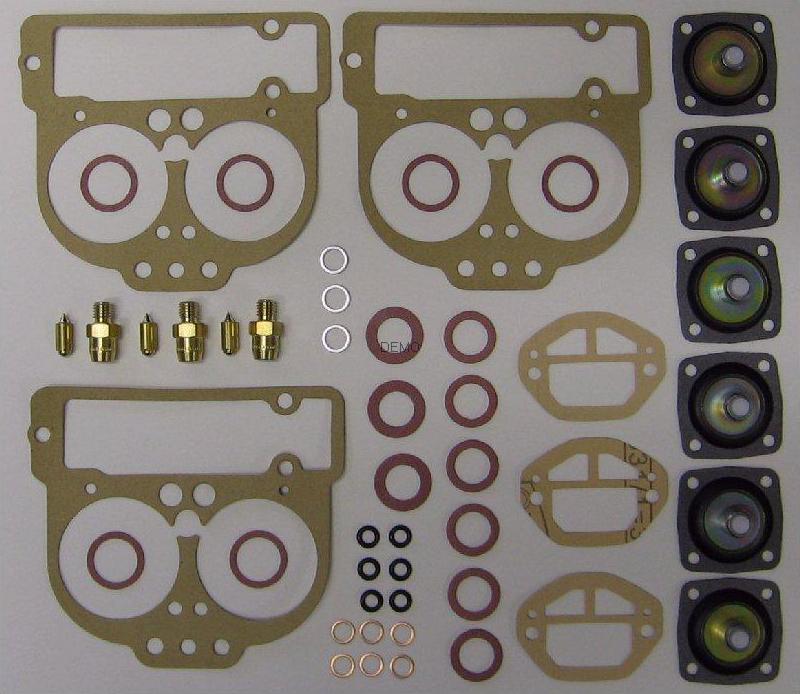 Kit Revisione per 3 Carburatori Weber 40 DCNF – Ferrari 206 Dino G